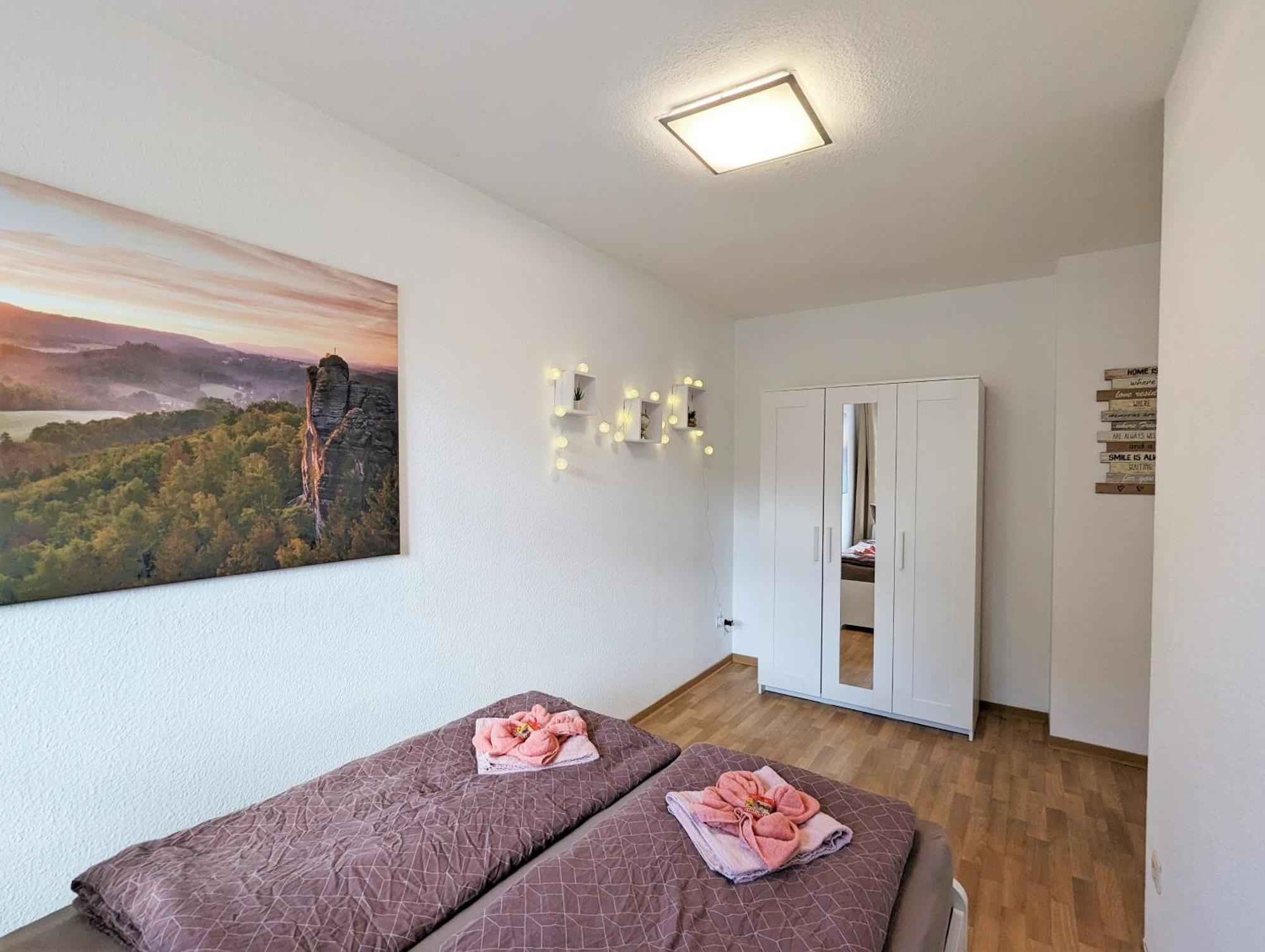 F4 - Urlaubsmagie - Grosse Wohnung Fuer Bis Zu 10 Personen Sebnitz Luaran gambar